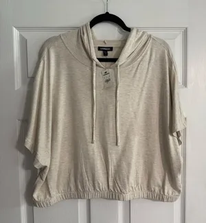 Express Soft Short Sleeve Hooded Sweatshirt thumbnail 1