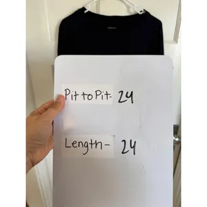 Everlane black organic cotton long sleeve tee size large thumbnail 7