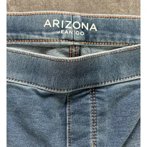 Arizona Jean Co Womens Plus Jegging Light Wash Blue Pull On Denim Pants 18.5 thumbnail 10