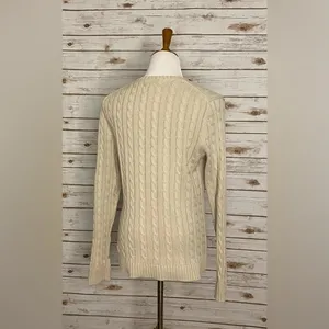 L.L. Bean 100% cotton cable thumbnail 5