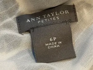 Ann Taylor Blue, Navy and Gray Sequin Halter Camisole thumbnail 7