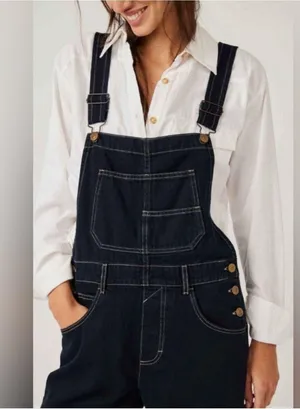 Free People WE THE FREE ZIGGY DENIM OVERALLS thumbnail 4