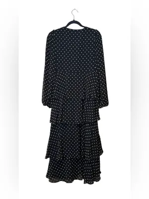 Zara Dress NWOT,Ruffled With polka dots,Size S thumbnail 6