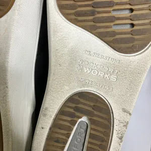 Rockport works black leather loafers slip on‎ shoes women's size 8W casual thumbnail 9