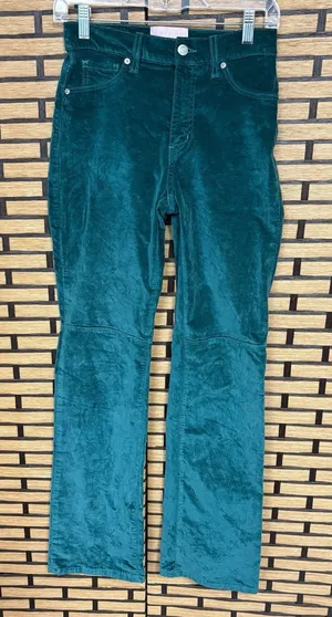 Revice Green Velvet Pants Size‎ 27 thumbnail 1