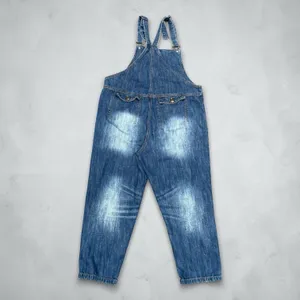 Monthorigin Denim Overalls OS Boho Lagenlook Cottagecore Festival Farm Core M thumbnail 3