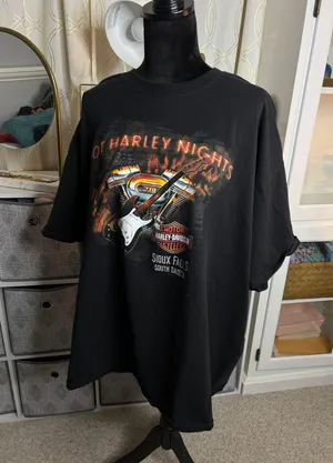 Harley Davidson Vintage Short Sleeve Tee Shirt thumbnail 1