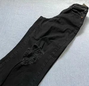 New Wild Fable Highest Rise Baggy Jean 00/24R in Black thumbnail 4