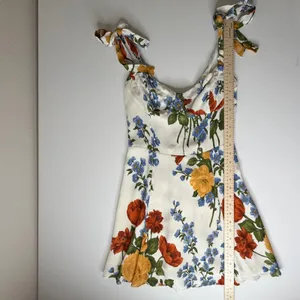Reformation Niara Floral Print Crepe Mini Dress Size 8 Cottage Romantic Coquette thumbnail 11