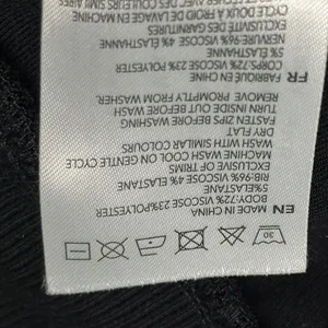 Varley Double Soft Black Masie Longline Sweat Shirt size S thumbnail 14