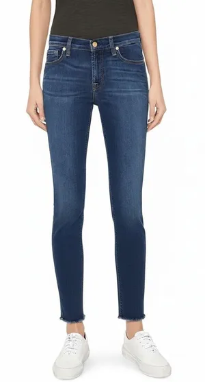 7 for All Mankind Gwenevere ankle jeans blue 32 thumbnail 1