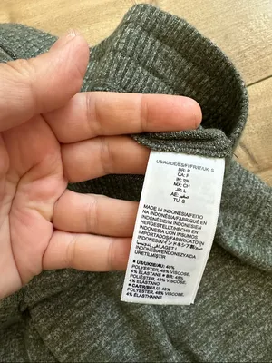 Daily Ritual Women's Relaxed Fit Cozy Knit Pleated Lounge Pant Green Wide Leg S thumbnail 8