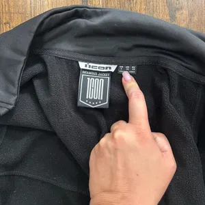 ICON Infamous Jacket Men’s M Black Full Zip Athletic Track Jacket thumbnail 5