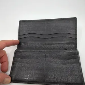 Dunhill Black Textured Leather Long Wallet thumbnail 3
