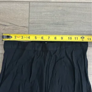Reformation Black High Rise Viscose Wide Leg Minimalist Boho Trouser Pants 2 thumbnail 8
