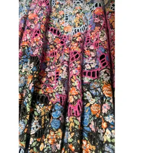 Anthropologie Clementina Eyelet Maxi Dress Women’s Sz. XS thumbnail 5