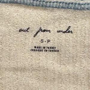 Urban Outfitters Out From Under Lace Trim Bodysuit Cream Blue Women’s Small thumbnail 5