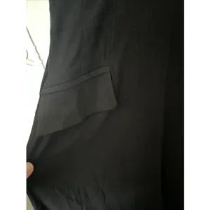 Mimi & Dottie Halter Flare Midi Dress NWT Large V Neck Tie Neck ID9023 Black thumbnail 4