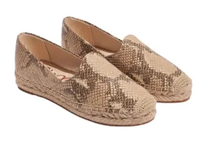 Sam Edelman Kesia leather slip on Espadrille flat loafer size 6.5M thumbnail 1