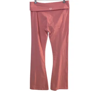 Victoria’s Secret Pink Cotton Foldover Flare Leggings Pink thumbnail 3