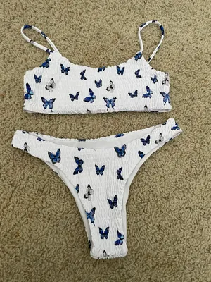 Smocked Butterfly Bikini Set thumbnail 3