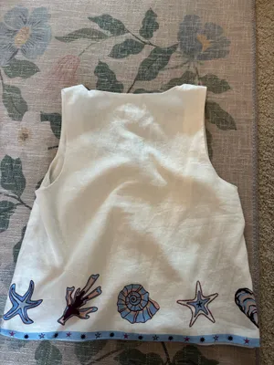 Calypso St. Barth linen top thumbnail 3