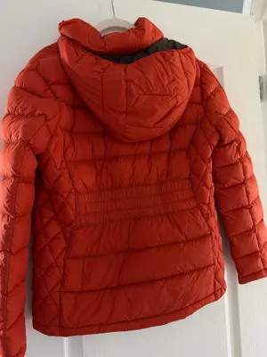 Michael Kors orange puffer winter jacket  thumbnail 5
