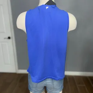 Fabletics Feather Tech+ Muscle Tank, Sapphire Sky, M thumbnail 2