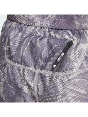 Adidas Own the Run Excite Allover Print AEROREADY Shorts WONDER BEIGE 3" Large thumbnail 5