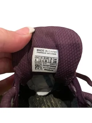 REEBOK All Terrain 2.0 Purple and Yellow Running Shoes size 5 thumbnail 6