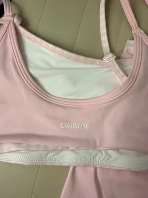 Liaison the Label Pink layered gingham set thumbnail 2
