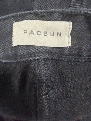 PacSun Women's Black Low Rise Baggy Jeans thumbnail 2