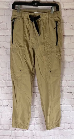 Pacsun Khaki Cargo‎ Jogger Pants Woman’s Size Small thumbnail 1