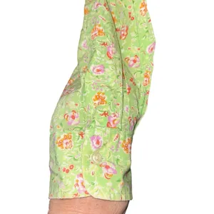 Vintage Polo Ralph Lauren Floral Button Down Shirt Classic Fit Large‎ Green thumbnail 2