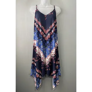 Maurices Sundress Size Medium Strappy Handkerchief Hem Boho Romantic Vacation thumbnail 3