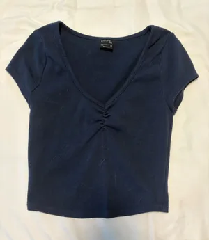 PacSun Navy Cropped Top thumbnail 1