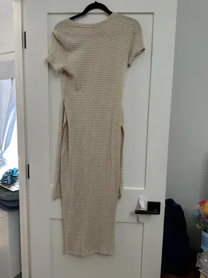 Amour Vert cream dress EUC thumbnail 3