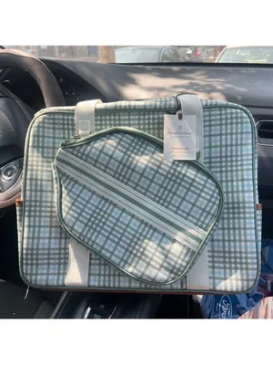 Hearth & Hand With Magnolia Plaid Pickleball Bag and Paddle Cover Set thumbnail 8