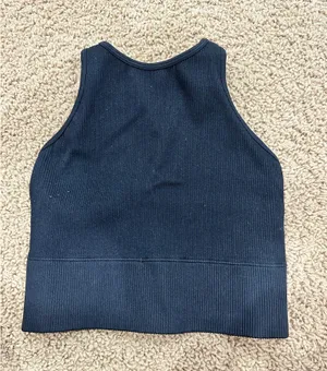 gilly hicks black high neck tank thumbnail 1