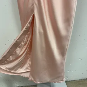 House of CB Charmaine Corset Blush‎ Pink Maxi Sleeveless Dress Large Back Slit thumbnail 10
