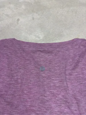 lululemon athletica Heathered Mauve V-Neck Knot Tank thumbnail 4