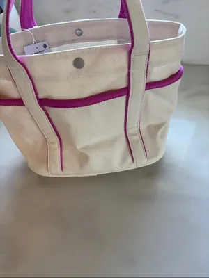 lululemon athletica Cream Tote with Pink Trim thumbnail 6