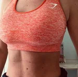 Gymshark Terracotta Racerback Sports Bra thumbnail 3