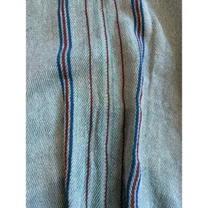 Jen's Pirate Booty Poncho Womens One Size Green Stripe Fringe Boho Serape Ruana thumbnail 8