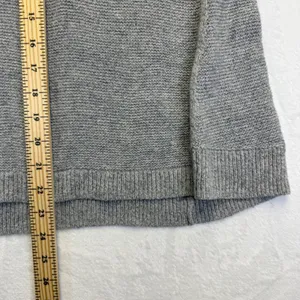 Madewell Womens Gray Textured Cotton Blend Crew Neck Sweater Large‎ F3447 FA16 thumbnail 4