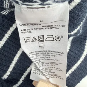 Banana Republic Factory Sweater Women’s M Navy Stripe Forever Dolman Sleeve Top thumbnail 5