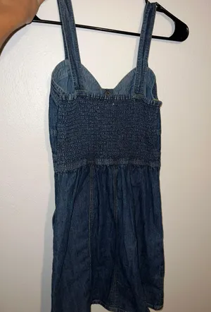 Denim Dress Blue Size M thumbnail 2