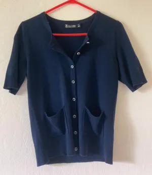 Navy Sweater Cardigan thumbnail 3