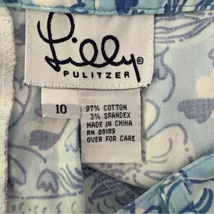 Lilly Pulitzer Vintage Ocean Print Capri Pants Size‎ 10 thumbnail 8