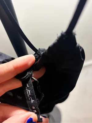 Strappy Black Lace-Trim Bandeau Bralette - Women Intimates & Sleepwear thumbnail 6
